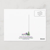 Rainbow Tapestry Postkarte (Rückseite)