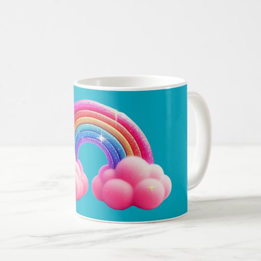 Rainbow Tasse! Kaffeetasse (VorderseiteRechts)