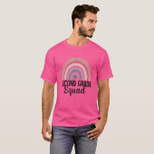 Rainbow-Teacher der zweiten Klasse T-Shirt (Vorne ganz)