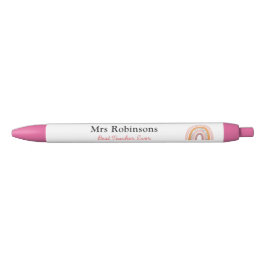 Rainbow Teacher Pens Personalisiert Boho Pink Mode Kugelschreiber