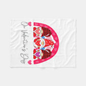 Rainbow Teaching 12th Grade On Valentines Day Tea Fleecedecke (Vorderseite (Horizontal))