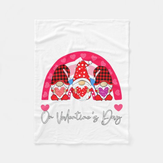 Rainbow Teaching 12th Grade On Valentines Day Tea Fleecedecke (Vorderseite)