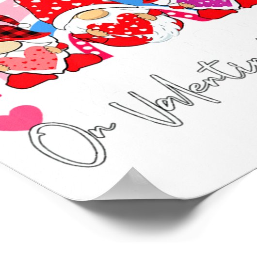 Rainbow Teaching 12th Grade On Valentines Day Tea  Poster (Ecke)