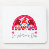 Rainbow Teaching 4th Grade On Valentines Day Teac  Mousepad (Vorne)