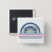 Rainbow Teaching ist ein Werk des Herzens Button (Vorne & Hinten)