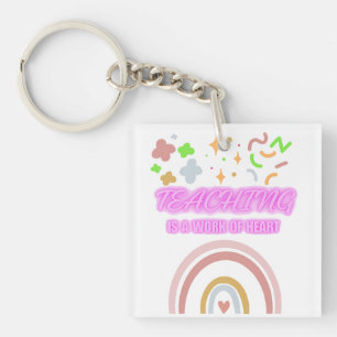 Rainbow Teaching ist ein Werk des Herzens Schlüsselanhänger