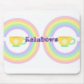 Rainbow Teacup Mouse Pad! Mousepad (Vorne)