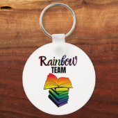 Rainbow-Team-Schlüsseltor Schlüsselanhänger (Vorderseite)