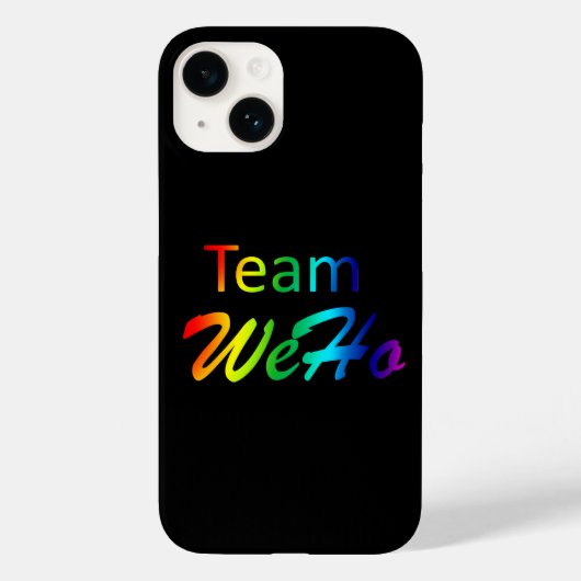 Rainbow Team WeHo Case-Mate iPhone Hülle (Rückseite)