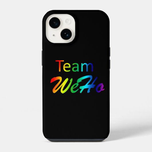 Rainbow Team WeHo iPhone Hülle (Rückseite)