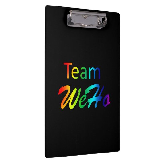 Rainbow Team WeHo Klemmbrett (Rechts)