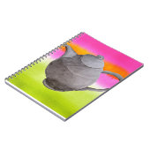 Rainbow Teapot arty tea party Notizblock (Linke Seite)