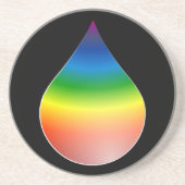 RAINBOW-TEARDROP GETRÄNKEUNTERSETZER (Vorne)