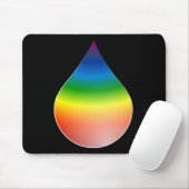 RAINBOW-TEARDROP MOUSEPAD (Mit Mouse)