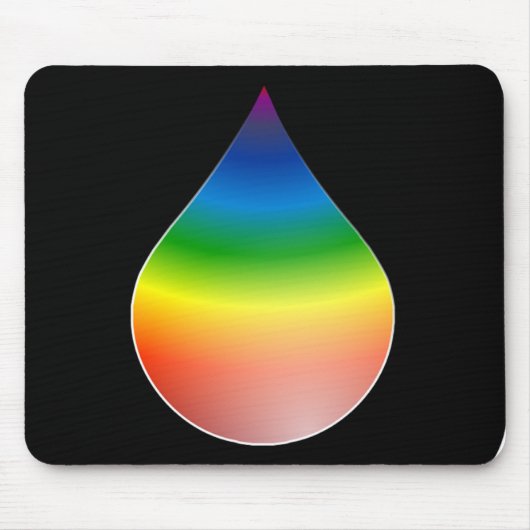 RAINBOW-TEARDROP MOUSEPAD (Vorne)