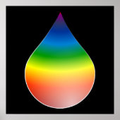 RAINBOW-TEARDROP POSTER (Vorne)
