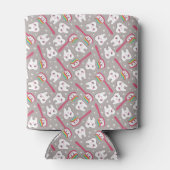 Rainbow Teeth Pattern Dosenkühler (Rückseite)