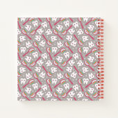 Rainbow Teeth Pattern Notizblock (Rückseite)