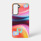 Rainbow-Telefon Samsung Galaxy Hülle (Rückseite)