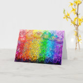 Rainbow Tentacles Karte (Gelbe Blume)