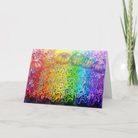 Rainbow Tentacles Karte (Vorderseite)