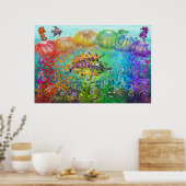 Rainbow Tentacles Poster (Küche)