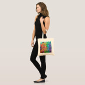 Rainbow Tentacles Tote Bag Tragetasche (Vorderseite (Model))