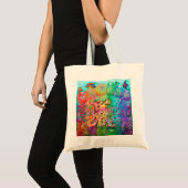 Rainbow Tentacles Tote Bag Tragetasche (Vorderseite (Produkt))