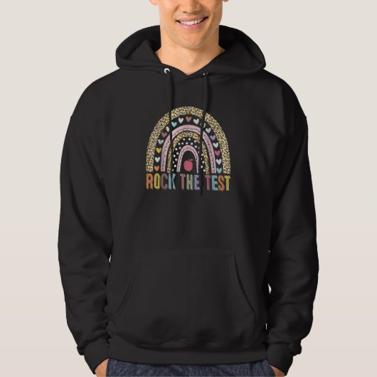 Rainbow-Testtag des Testlehrers Hoodie (Vorderseite)