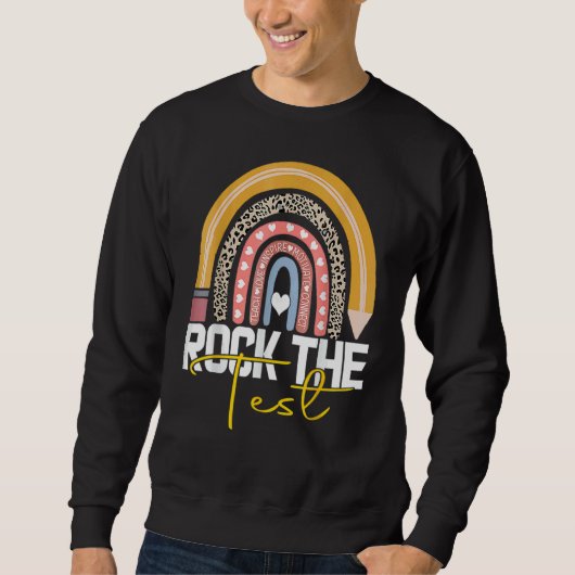 Rainbow-Testtag des Testlehrers Sweatshirt (Vorderseite)