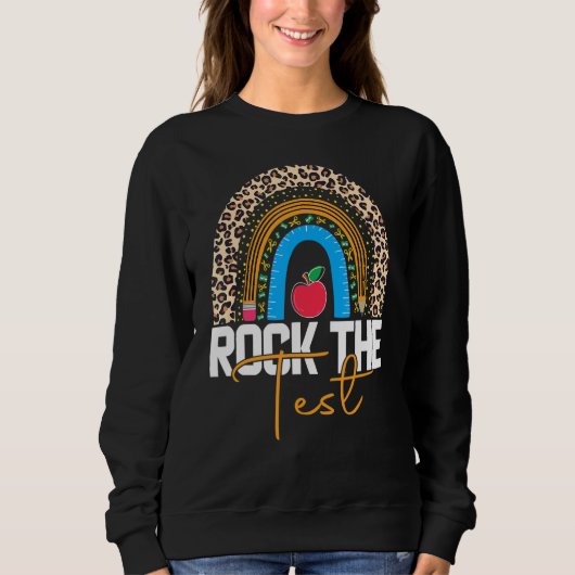 Rainbow-Testtag des Testlehrers Sweatshirt (Vorderseite)