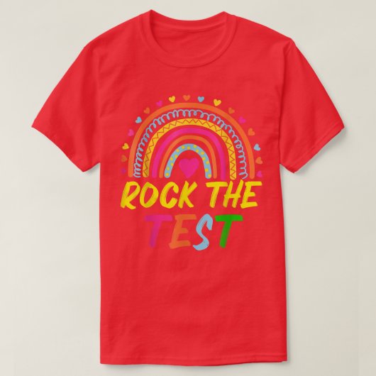Rainbow-Testtag des Testlehrers T-Shirt (Design vorne)