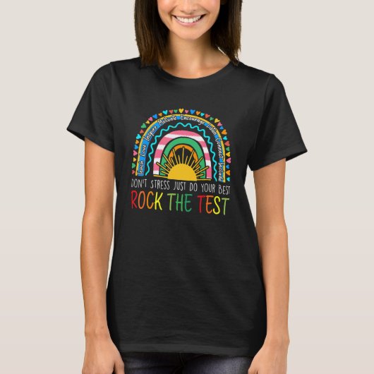 Rainbow-Testtag des Testlehrers T-Shirt (Vorderseite)