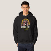 Rainbow-Testtag-Lehrer Hoodie (Vorne ganz)