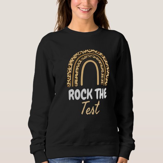 Rainbow-Testtag-Lehrer Sweatshirt (Vorderseite)