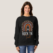 Rainbow-Testtag-Lehrer Sweatshirt (Vorne ganz)