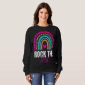 Rainbow-Testtag-Lehrer Sweatshirt (Vorne ganz)