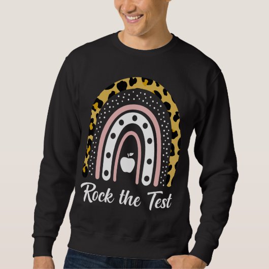 Rainbow-Testtag-Lehrer Sweatshirt (Vorderseite)