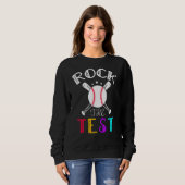 Rainbow-Testtag-Lehrer Sweatshirt (Vorne ganz)
