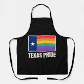 Rainbow Texas Flag Design für stolze LGBT+ Texaner Schürze (Vorderseite)