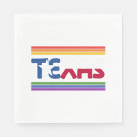 Rainbow Texas Flag Design für stolze LGBT+ Texans 