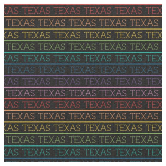 Rainbow Texas, Texas, Texas, Black Stoff (Nahaufnahme)