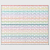 Rainbow Texas, Texas, Texas Geschenkpapier (Flach)