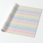 Rainbow Texas, Texas, Texas Geschenkpapier (Ungerollt)