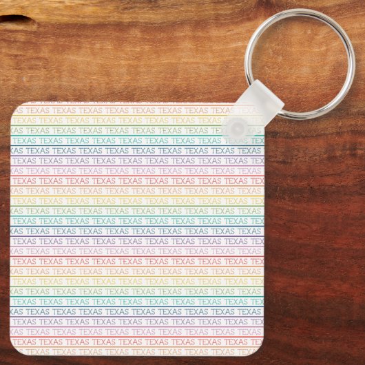Rainbow Texas, Texas, Texas, Schlüsselanhänger Tex (Rückseite)