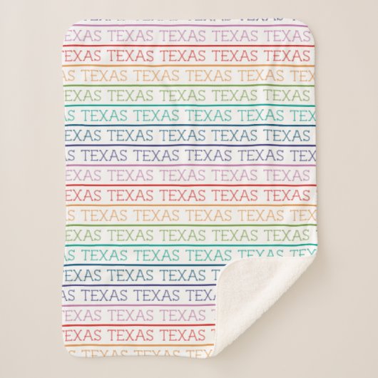 Rainbow Texas, Texas, Texas Sherpadecke (Vorderseite)