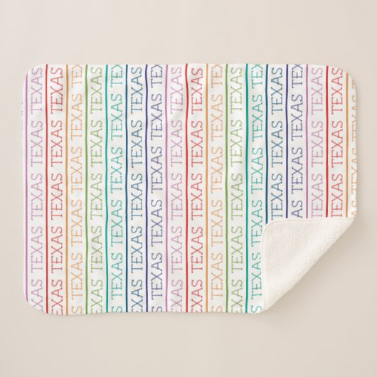 Rainbow Texas, Texas, Texas Sherpadecke (Vorderseite (Horizontal))