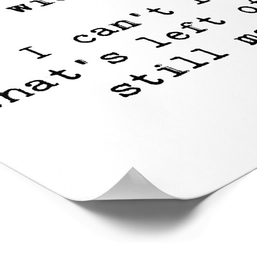 Rainbow-Texte Poster (Ecke)