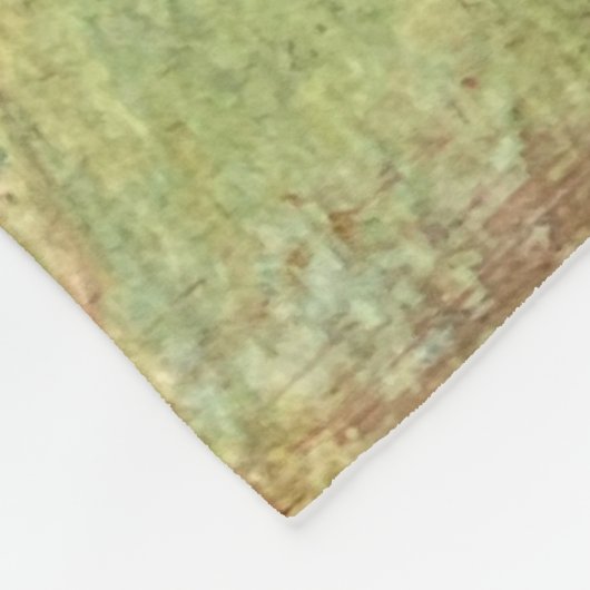 Rainbow Textural Abstrakt Fleecedecke (Ecke)