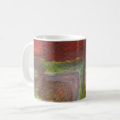 Rainbow Textural Abstrakt Kaffeetasse (Vorderseite Links)